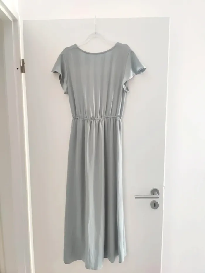 Robe asymetrique amande 38 naf naf neuve avec étiquette - photo numéro 4