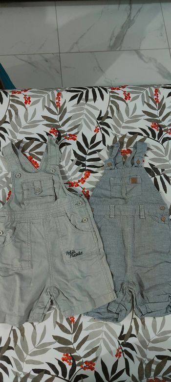 Lot salopettes été, 18 mois