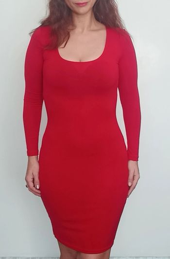 Robe mi longue moulante féminine taille 36
