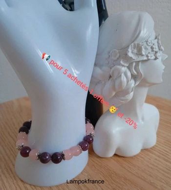 Grenat quartz Bracelet en pierres naturelles