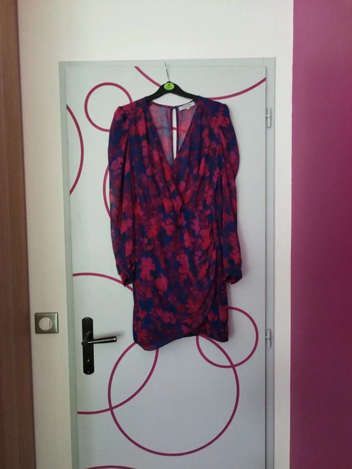 Robe a motif fleuri en voile femme Morgan taille 38 1