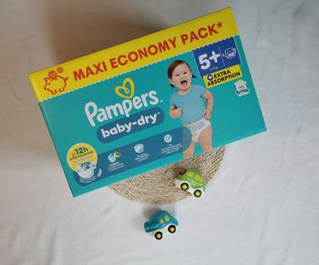 Pampers baby dry, T 5+, 88 couches