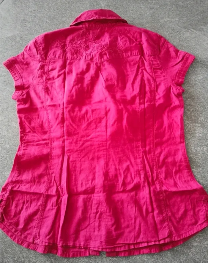 Chemise à manches courtes femme M 38 - photo numéro 3