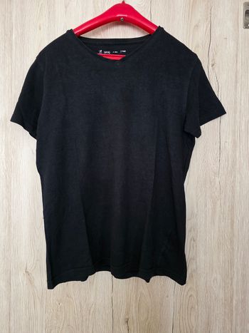 TEE-SHIRT GARÇON NOIR TAILLE 12 ANS MARQUE GÉMO