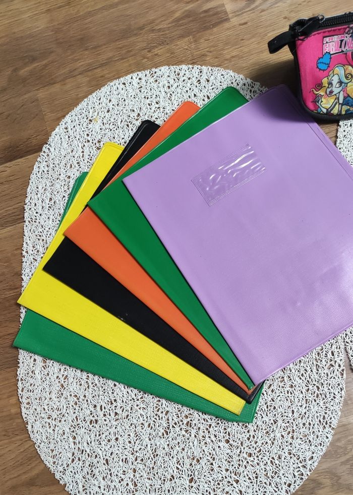 Lot protège cahier petit format - photo numéro 3