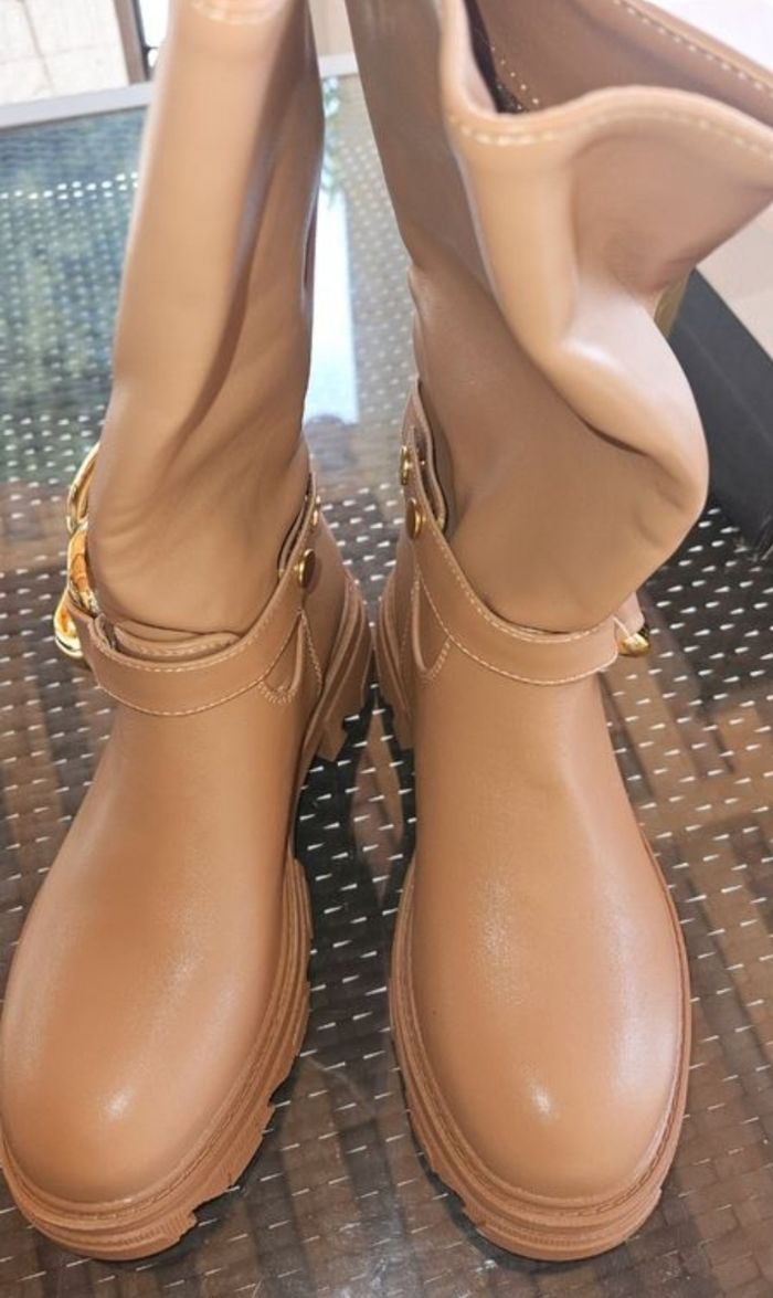 Botte haute marron - photo numéro 2