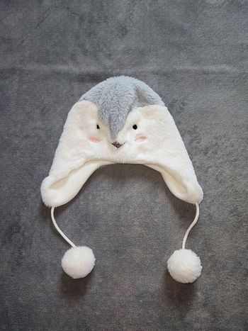 Bonnet pingouin 1/2 ans