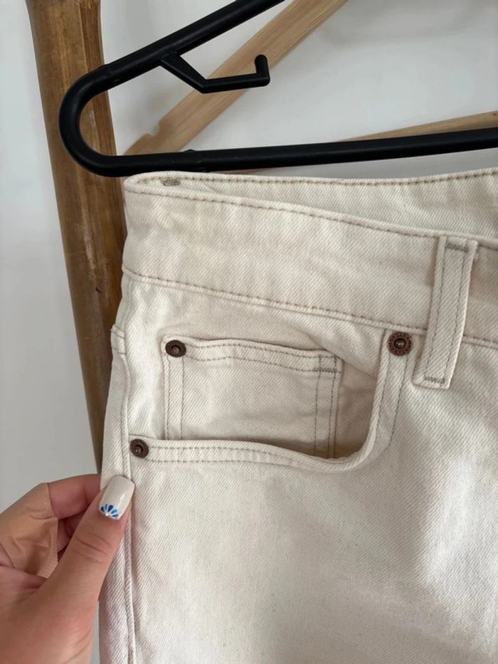 Jean crème zara taille 36 - photo numéro 5