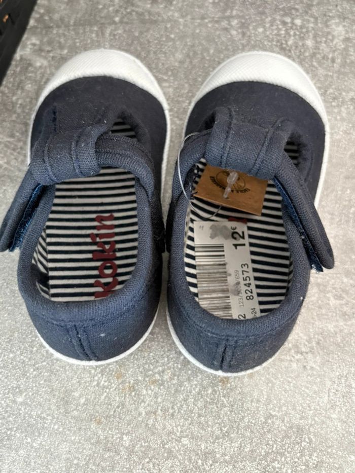 Chaussure kokin t 22 bleu marine - photo numéro 3