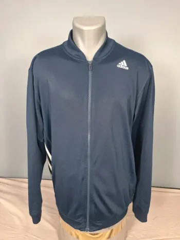 veste légère / Track jacket adidas vintage/ homme - taille L / bleu foncé - année 2015 floqué (452)