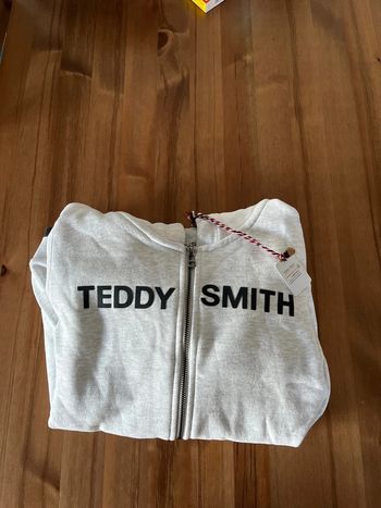 Sweat-shirt zippé marque teddy smith 14 ans garçon