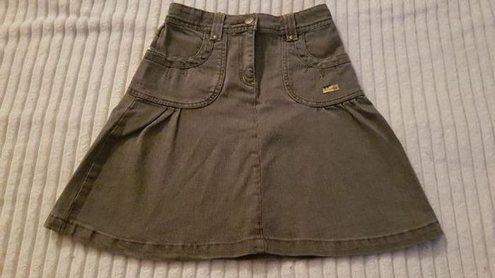 jupe en jean grise sergent major 6 ans
