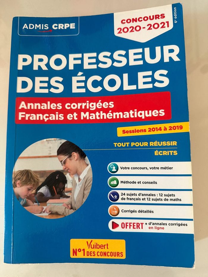 Annales crpe français et mathématiques