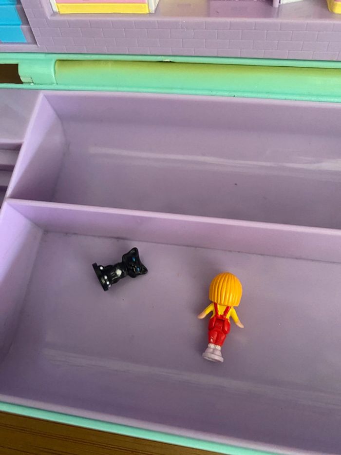 Trousse façon plumier polly pocket + accessoires - photo numéro 7