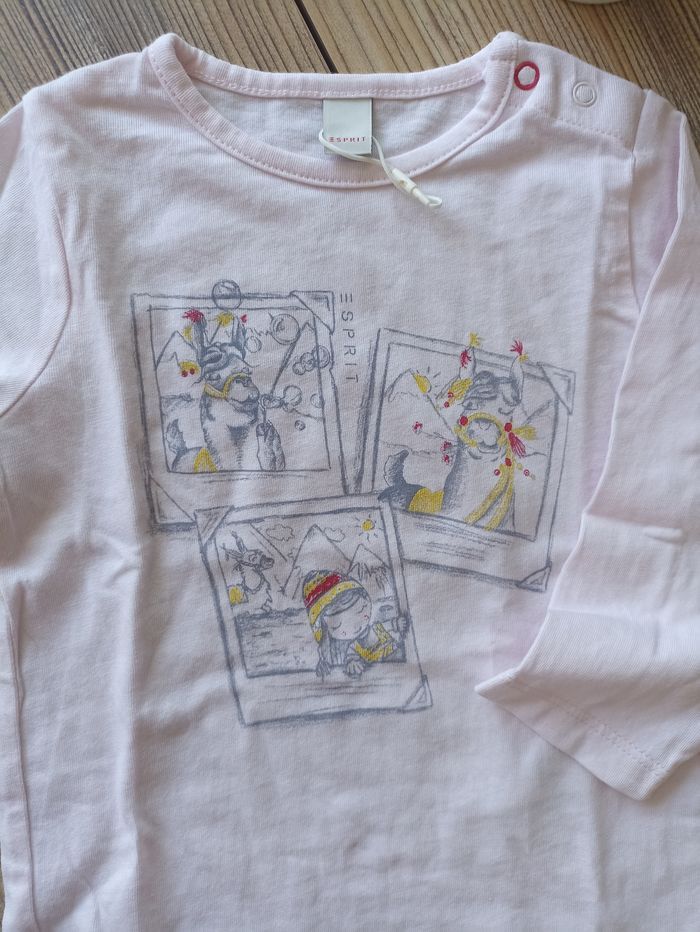 T-shirt fille 6 mois - photo numéro 2