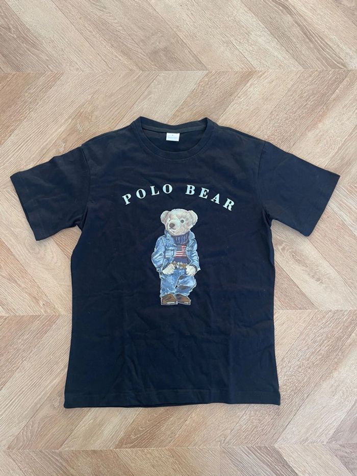 🌟 Tee shirt noir avec logo ours