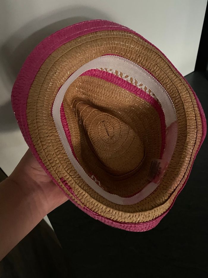 Chapeau de paille pour filles 5-7y - photo numéro 2