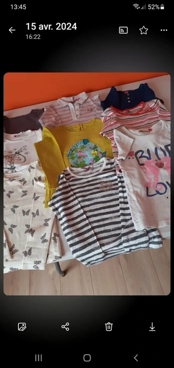 Lot tee-shirts et polo
