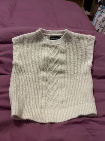 Pull sans manches tricôt fille 4 ans in extenso
