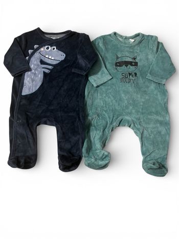 Lot 2 pyjama gemo et orchestra 3 mois 