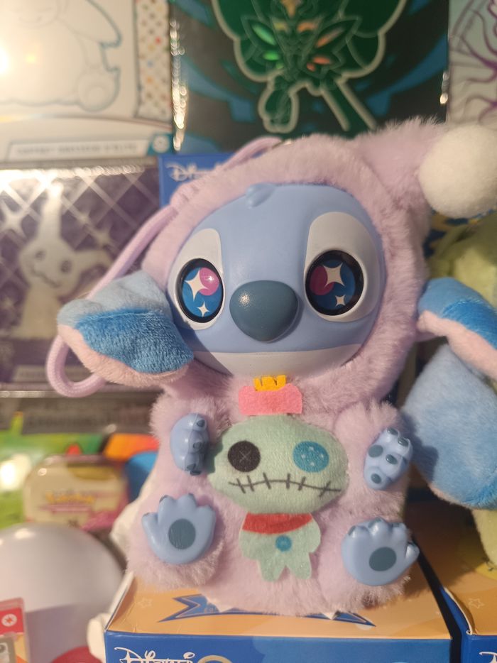 Peluche doudou Porte clé Labubu Stitch disney neuf - photo numéro 4