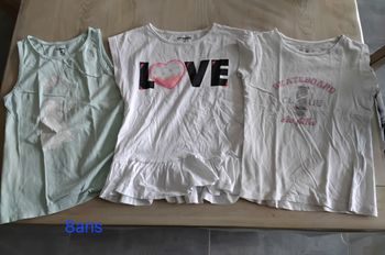 Lot 3 t-shirt fille