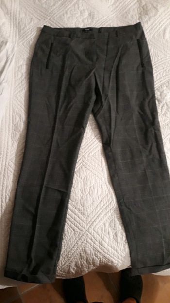 Pantalon gris à pince