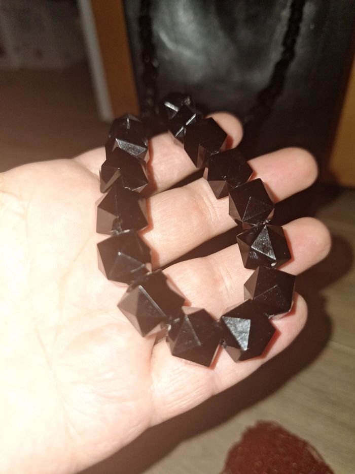 Collier long noir femme - photo numéro 8