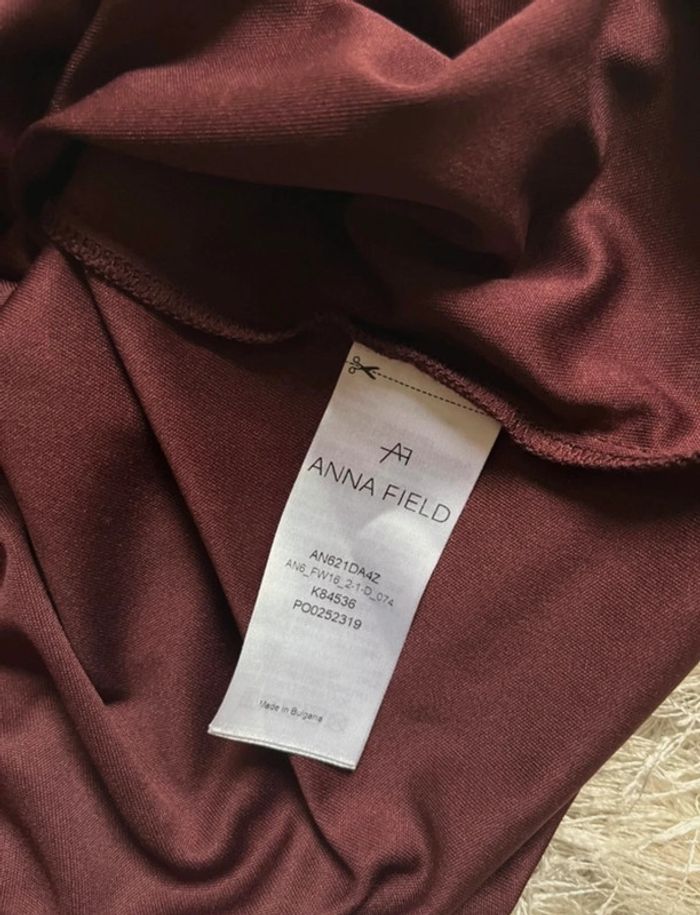 Haut neuf élégant bordeaux détail doré 34 - photo numéro 4