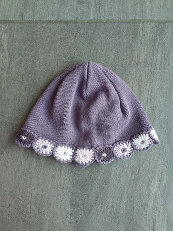 Bonnet fille 49cm - Grain de Blé
