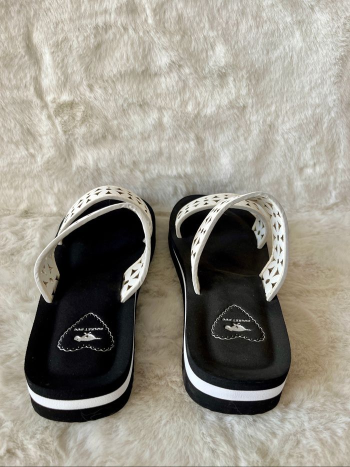 Sandales, claquettes blanches rocket dog 38 - photo numéro 6