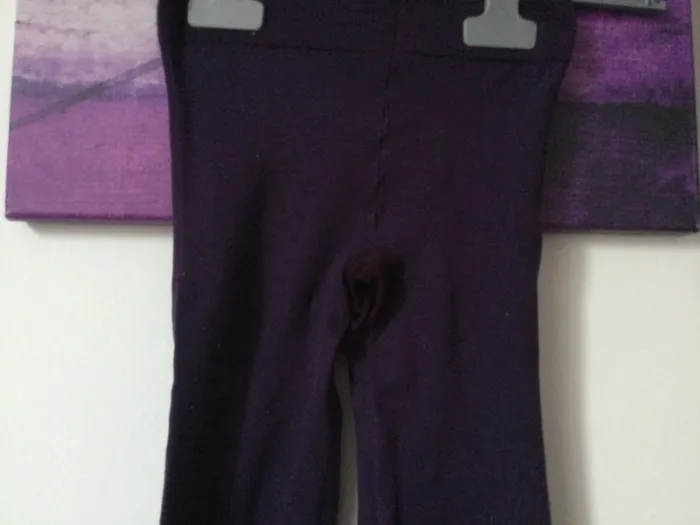 Collant opaque épais violet taille 36-38 - photo numéro 2