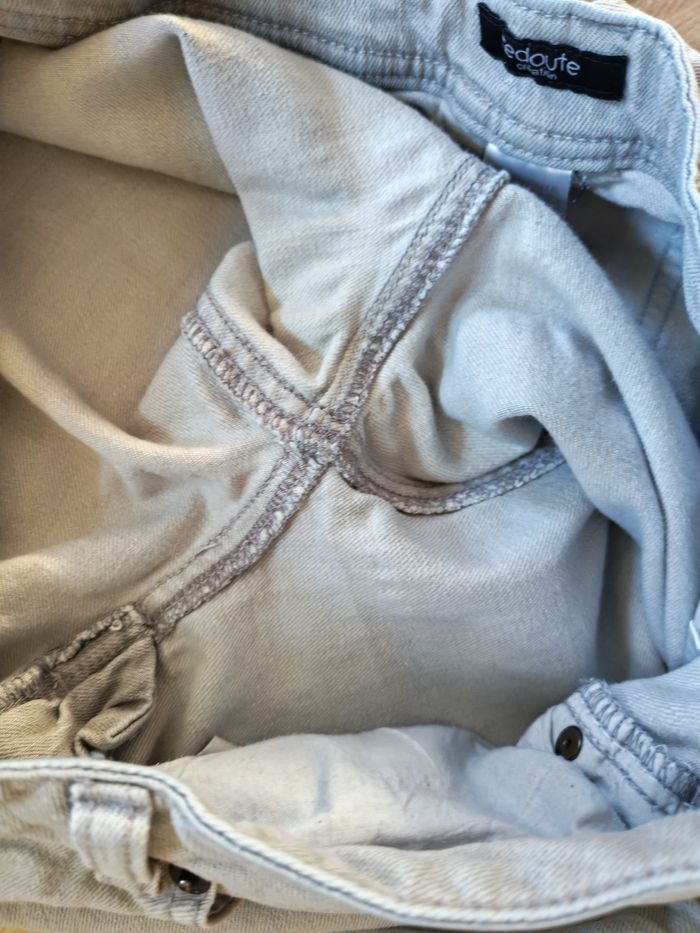Jean gris clair La Redoute taille 38 - photo numéro 2