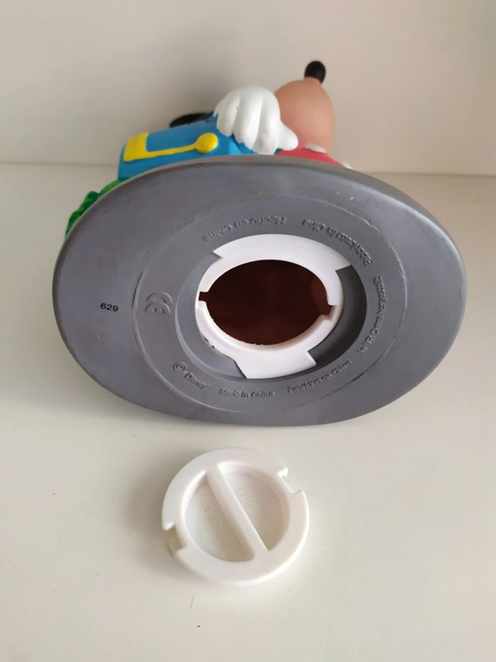 Tirelire Mickey Mouse boite aux lettres Disney vintage retro thermoplastique - photo numéro 5