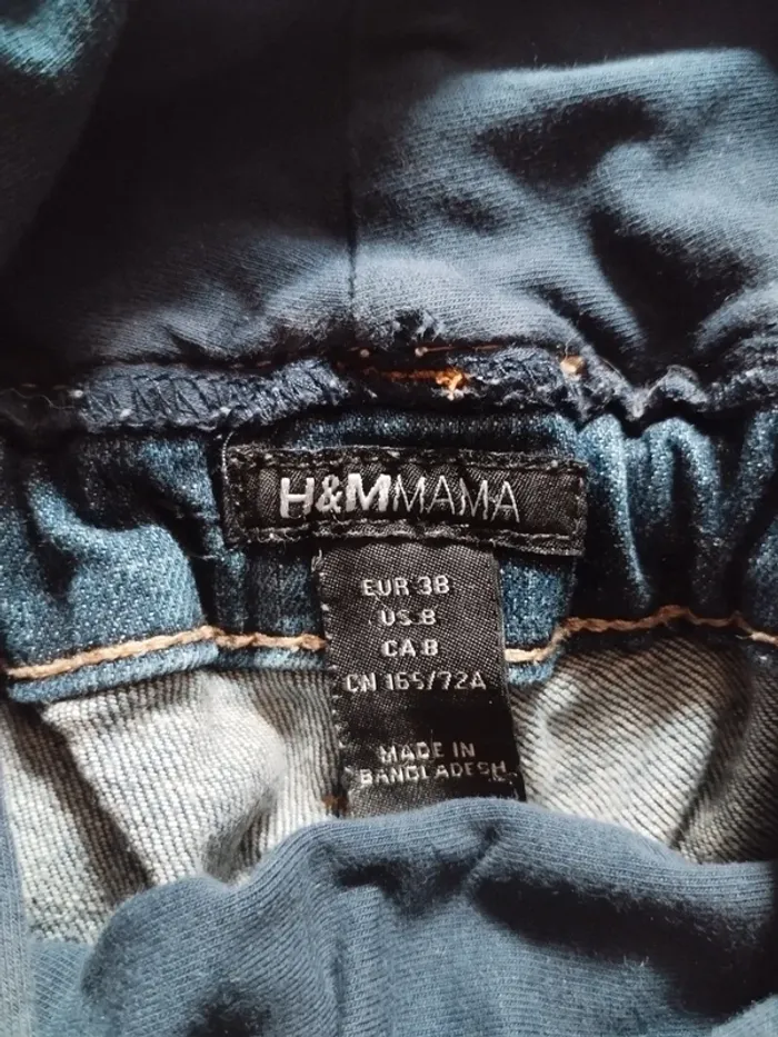 Jean bleu foncé slim H&M Mama - photo numéro 2