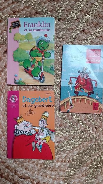 Lot de 3 livres enfant