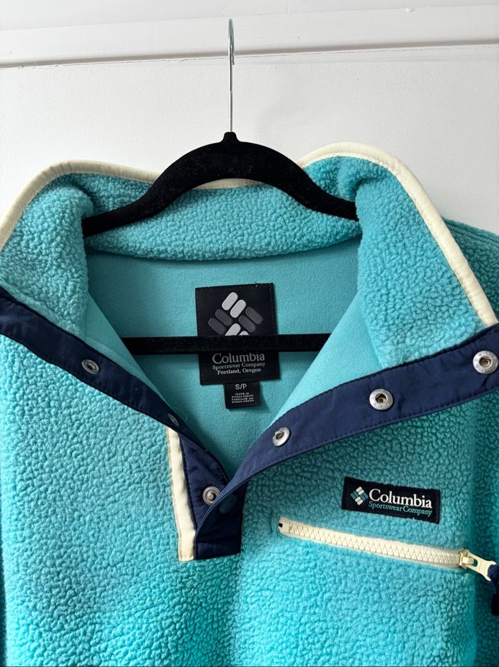 Polaire Columbia bleu s - photo numéro 4