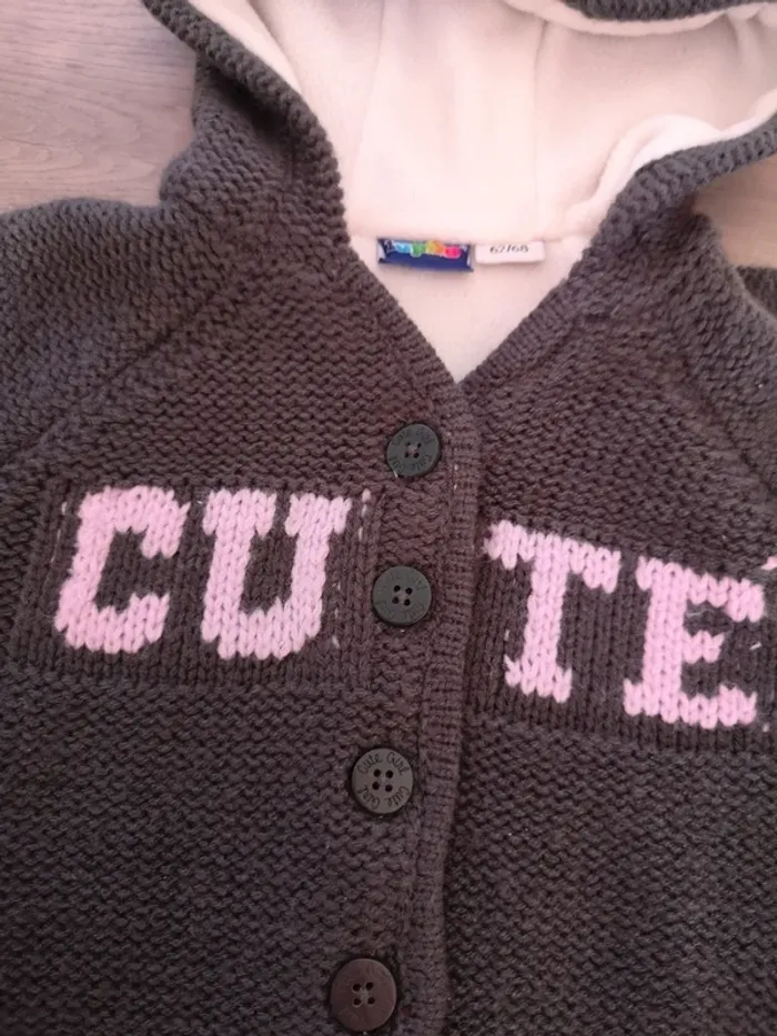 Gilet tout doux cute lupilu 6 Mois - photo numéro 2