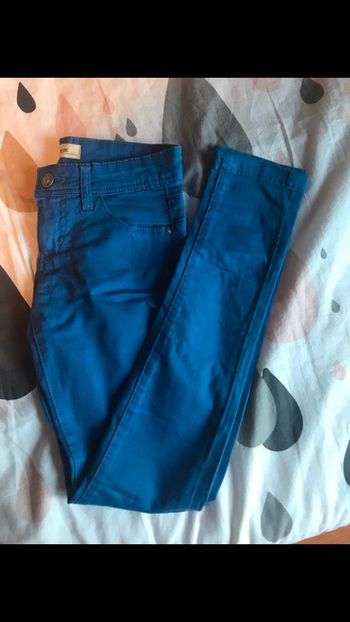 Pantalon bleu skinny