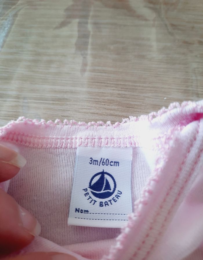 Lot de 2 bodys petit bateau - photo numéro 3