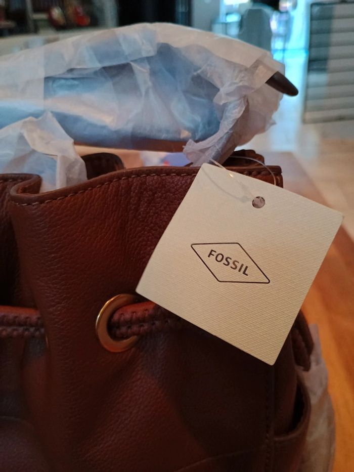 Sac fossil neuf marron - photo numéro 7
