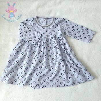 Robe légère bleu étoiles bébé fille 6 Mois Petit Bateau