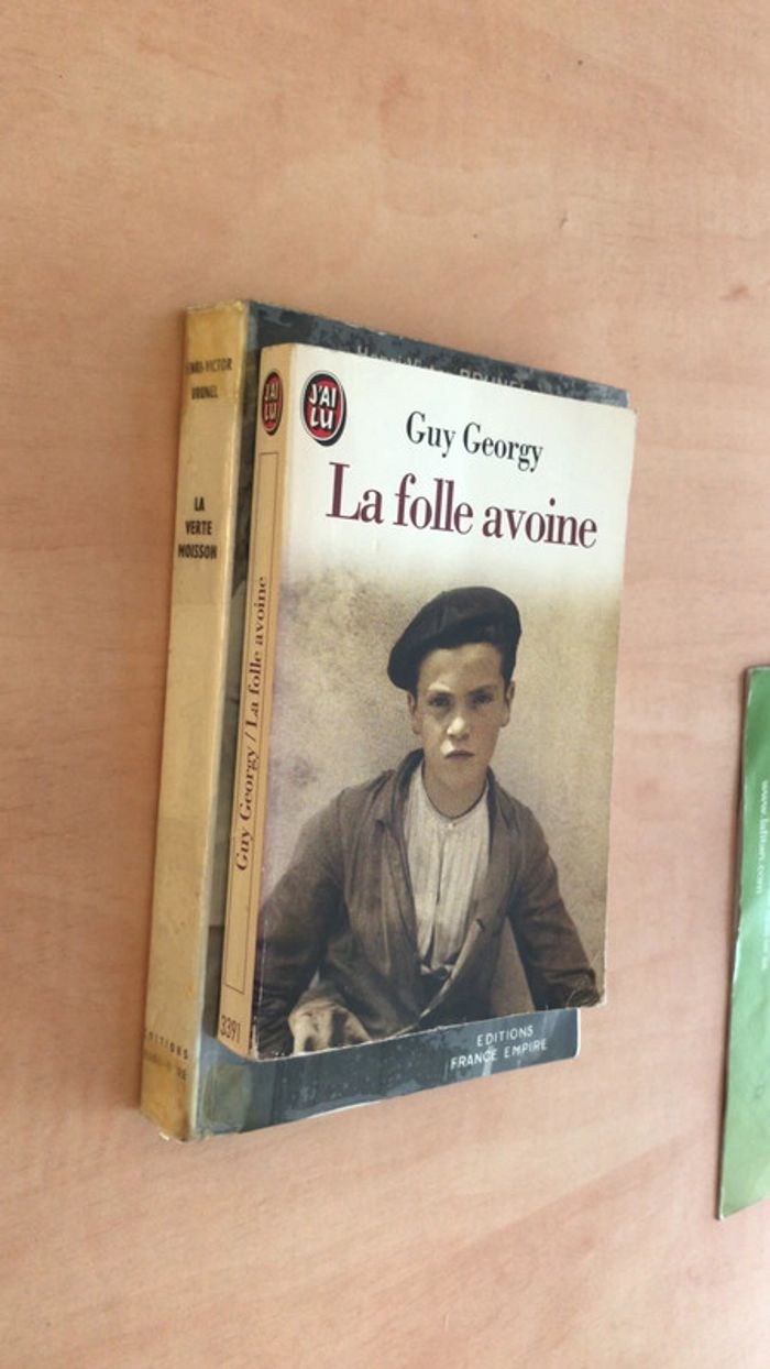 Lot 2 romans thème rural paysan la folle avoine - photo numéro 2
