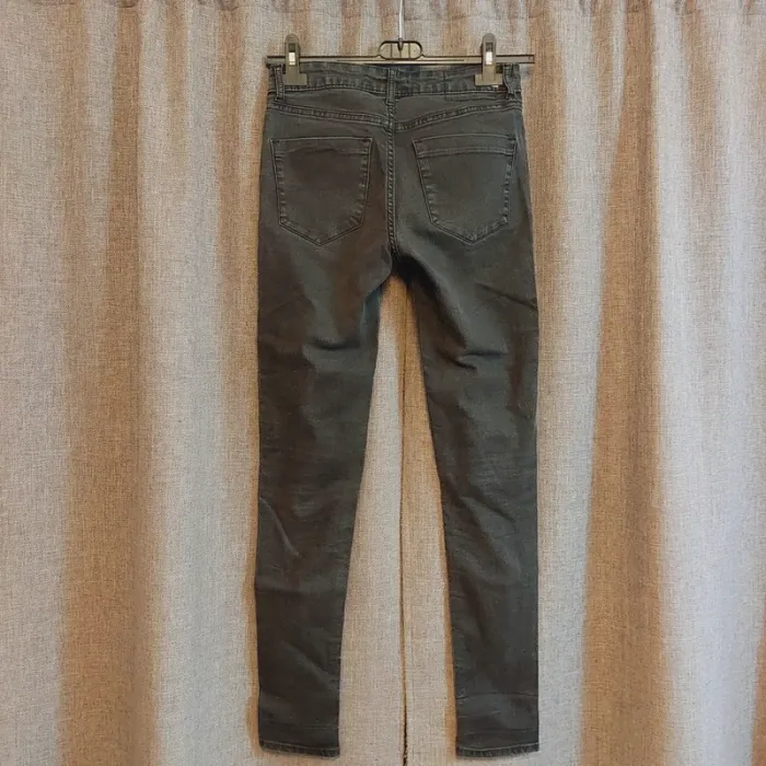 Pantalon jeans noir délavé - photo numéro 2