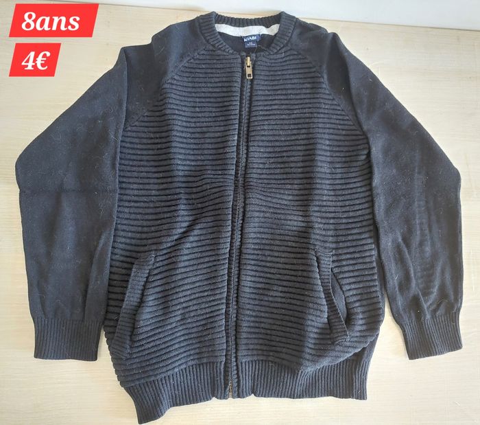 Veste noire garçon 8ans