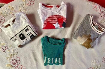 Lot de 4 tee-shirts
