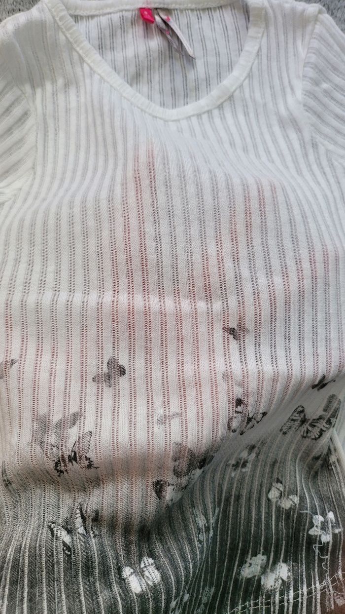 Tee-shirt papillons - photo numéro 5