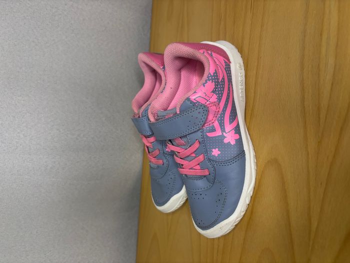 Baskets fille à scratch, Artengo TS170JR Sakura, 31
