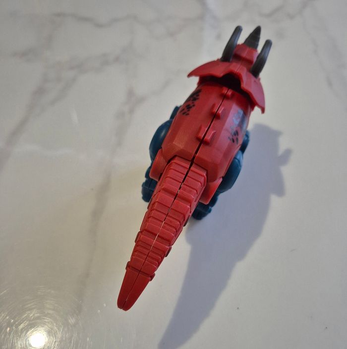 Dinosaure détachable rouge et bleu - photo numéro 4