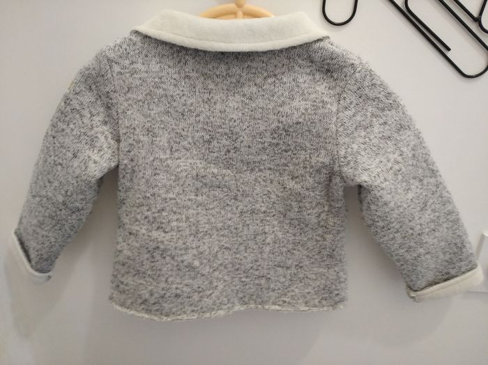 Veste grise style perfecto - photo numéro 2